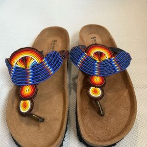 Sol John Birkenstock Beaded Women’s‎ Sandals